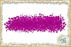 Brush Strokes in Purple Glitter - Digital Clipart 24 of beautiful PNG files Product Image 13