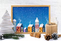 City landscape Christmas Product Image 3