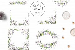 Watercolor flower Clip Art â€“ Morning-Glory Product Image 6