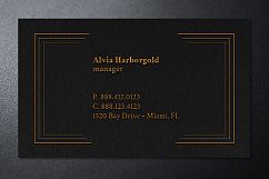 Jewelry Store Business Card Photoshop Template Product Image 4