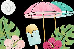 Summer Beach Clipart Set Product Image 5