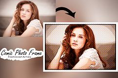 Comic Photo Frame - Photoshop Action Product Image 1