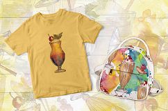 Beverages collection PNG watercolor set Product Image 5