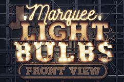 Marquee Light Bulbs - Front View Product Image 1