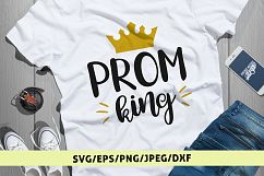 Prom King - Graduation SVG EPS DXF PNG Cutting Files Product Image 1