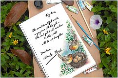 watercolor birds Product Image 3