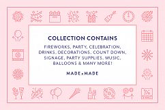 Line Icons - New Years Eve Product Image 3
