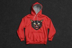 Vintage Vector Halloween Cats Product Image 4