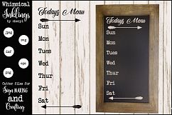 Weekly Menu SVG Product Image 1