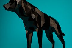 Papercraft Wolf, Paper Wolf, Game of Thrones, Direwolf DIY, Animal Trophy, Paper Dog, Paper Animals, Paper Statue, Home Decor, XXL Low Poly Product Image 8