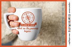 Class of 2018 Compass and Quote design - - SVG DXF EPS PNG - Cricut &amp; Silhouette - clean cutting files Product Image 2