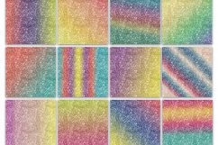 Rainbow Glitter Digital Paper Textures 2 Product Image 3