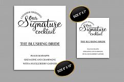 Signature Cocktail Sign Printable, Cocktail Sign, DAD_13 Product Image 3