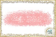 Brush Strokes in Blush Pink - Pink Glitter - Digital Clipart 24 of beautiful PNG files Product Image 25