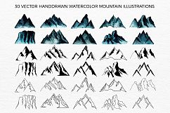 Mountains HandDrawn Vector Product Image 2