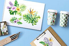 Tropical Floral Watercolor Collection Product Image 8