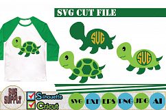 Turtle SVG Cut File Product Image 1