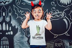 Halloween Kids T-Shirt Mock-Up Product Image 5