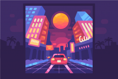 City street illustrations Product Image 4