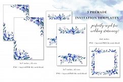 Floral Blues Watercolor Set Product Image 3