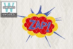 Comic Book Bubbles Cutting Files KWD082C Product Image 1