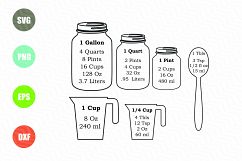 Measurements Cheat Sheet SVG Product Image 1