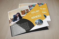 Business Dealing Square Trifold Brochure Product Image 1