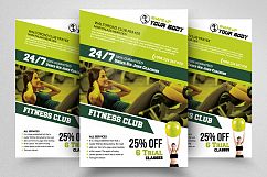 Body Fitness Club Flyer Template Product Image 1
