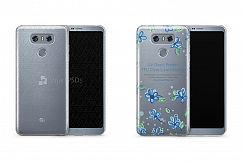 LG G6 UV TPU Clear Mobile Case Design Mockup 2017 Product Image 1