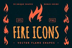 Vector Fire Icons Product Image 1