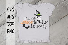 I'm so bootiful it's scary, halloween, svg Product Image 1