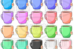 Kawaii Tea Clipart Product Image 2