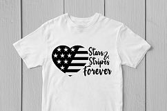 Stars &amp; Stripe Forever - USA PATRIOTIC SVG EPS DXF PNG Files Product Image 2