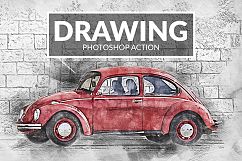 Drawing Photoshop Action Product Image 1