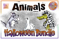 Clipart, Sublimation, Funny Animal,Halloween, Fall Season Product Image 3