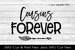 Cousins Forever SVG Cut File Product Image 1