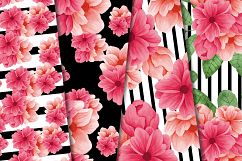 Pink flower digital paper Product Image 4