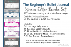 Beginner&#039;s Bullet Journal Printables Special Edition Bundle Product Image 2
