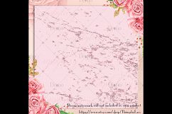 16 Bubblegum Blush Pink Glitter Marble Texture Digital Paper Product Image 4