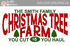 Christmas Tree Farm SVG File Product Image 1