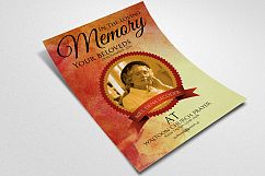 Memorial &amp; Funeral Program Flyer Product Image 2