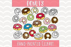 Donuts Sprinkle Clip Art Set Product Image 1