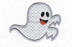 Funny Halloween Ghost Boy 2 Embroidery Design Product Image 4