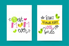 Best mom ever and Start your day with smile Product Image 2