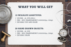 WildLife. 15 Double Exposure Logos Product Image 2