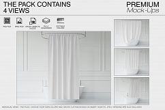 Bath Curtain Mockup Pack Product Image 10