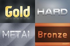 Metallic Text Effects Mockup Product Image 2