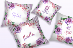 Romantic set of 6 PNG watercolor roses Product Image 5