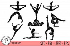 Cheer Silhouettes, Cheer Silhouette svg, Cheer svg files Product Image 1