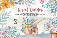 Watercolor Sweet Garden Product Image 1
